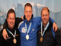 die Sieger: 2. Stefan Thurner - 1. Thomas Pichler - 3. Werner Bozner