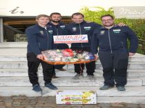 ESV Jupp Krottendorf (A): MSiegerfoto von links nach rechts: EC Gerabach (D) - ESV Kowald Voitsberg (A) - ESV Jupp Krottendorf (A)artin Schwarzl, Patrick Mandl, Stefan Schwarzl, Michael Weberhofer
