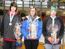 2. Christoph Huber - 1. Franziska Knoll - 3. Tobias Engl